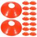 Para Entrenar Football Cones Training Disc Obstacle Equipment Exercise Pile Cup Roadblocks Mini Soccer Traffic Red Plastic