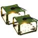 2 Pcs Flea Traps Sticky Flea Light Traps Sticky Flea Pads Household Indoor Flea Traps with US Plug