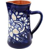 Portuguese Pottery Clay Terracotta Sangria Pitcher