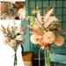 Lhxiqxz Artificial Flowers Plants Silk Flower Arrangements Wedding Bouquets Decorations Plastic Floral Table Centerpieces For Home Kitchen Garden Party DÃ©cor