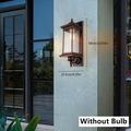 Outdoor Wall Porch Patio Light Exterior Lighting Lamp Lantern Fixture Waterproof Modern Outdoor Bulkhead Light Exterior Light Fixtures Waterproof Wall Lantern Retro Wall Light Garden Lamp