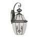 2 Light Outdoor Wall Lantern in Traditional Style 10.5 inches Wide By 20.25 inches High-Black Finish Bailey Street Home 218-Bel-731700