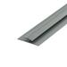 Outwater Plastic H Channel Fits Material 1/8 Inch Thick Silver Rigid PVC Divider Moulding 8 Foot Length Commercial Pack (Pack of 25 200 Feet Total)