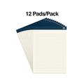 TRU RED Notepads 8.5-Inch X 14-Inch Wide Ruled Ivory 50 Sheets/Pad 24/Carton (TR59947VS)