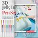 Pens 12 Jelly Glossy 5ml Ink Gel 12PC For School Color 3D Pen 0.6mm Office & Stationery Supplies Art