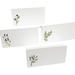 HERB Place Cards (4 Herbs) For Dinner Parties And Events. Table Tent Style Scored For Easy Folding. Available In Packages Of 12 24 (24) Multi