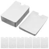 Aluminum Foil Card Holder Holders Protector Sleeves Social Security Cards Student ID 100 Pcs