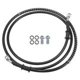 Unique Bargains Motorcycle Hydraulic Brake Line Oil Hose Pipe with Spring Protection for ATV Motorcycle 180cm 1 Set