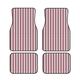ZICANCN Waterproof Car Floor Mats Full Set Patriotic Stars and Stripes Red White Blue Automotive Carpet Mats for Vehicle Trucks Suv Jeep 4 Pieces