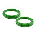 (2 Pack) 3/8 OD x 100 Green SAE J844 Nylon Air Brake Tubing DOT Approved | Pneumatic Nylon Air Line Hose for Air Brake System