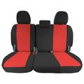 TLH Custom Fit Car Seat Covers for Toyota Sienna 2011-2020 Car Seat Cover Rear Set Automotive Seat Covers in Red Neoprene Waterproof and Washable Seat Covers