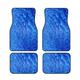 ZICANCN Waterproof Car Floor Mats Full Set Blue Watercolor Automotive Carpet Mats for Vehicle Trucks Suv Jeep 4 Pieces