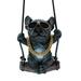 Swinging Car Dangle Ornament|Resin French Bulldog Statue Car Pendant|Cute Dog Swinging Car Interior Decorations for Men Women Backpack Rearview Mirror Auto