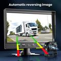 Walbest RV Backup Camera 7 Inch Display Monitor Waterproof Easy Install Wide Viewing Angle 1080P HD-compatible Resolution Camera