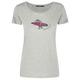 GreenBomb - Women's Animal Sloth Beach Loves - T-Shirts - T-Shirt Gr XS grau