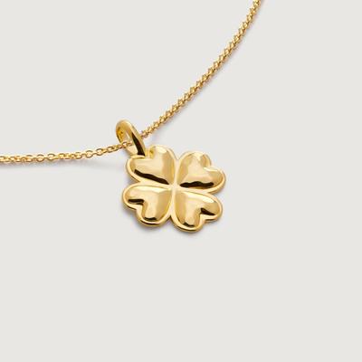 Clover Pendant Charm Necklace Set