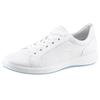 Sneaker ARA "ROMA", Damen, Gr. 4,5, weiß, Glattleder, sportlich, Schuhe Sneaker, Freizeitschuh, Halbschuh, Schnürschuh mit High Soft Fußbett, G-Weite, Topseller