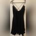 Free People Dresses | Free People Brand Mini Sundress, Size Medium, Never Worn | Color: Black | Size: M