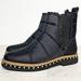 Free People Shoes | New! Free People Atlas Black Puffer Studded Chelsea Boot 9 | Color: Black | Size: 9