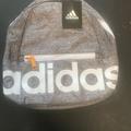 Adidas Bags | Gray Heather Small Adidas Backpack | Color: Gray/White | Size: Os