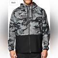 Nike Jackets & Coats | Nike Flex Vnt Mx Hooded Full Zip Jacket Camo Black/Grey Fog Md Excellent Condit | Color: Black/Gray | Size: M