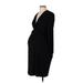 Isabella Oliver Casual Dress: Black Dresses - Women's Size 10 Maternity