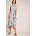 Anthropologie Dresses | Anthropologie Marfa Snake Print Midi Dress Size 0 | Color: Gray/White | Size: 0