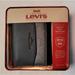 Levi's Accessories | Levi's Men's Trifold Zipper Wallet Black Leather Rfid Blocking Logo New Msrp $36 | Color: Black | Size: Os