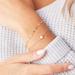 Free People Jewelry | Free People Layered Single Pearl Gold Bracelet | Color: Gold/White | Size: Os