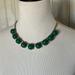 J. Crew Jewelry | Green And Gold J. Crew Statement Necklace | Color: Gold/Green | Size: Os