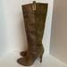 Coach Shoes | Coach Udell Suede Womens Riding Boots Brown Leather Tall Knee High Eu 40 Us 9 | Color: Brown/Tan | Size: 9