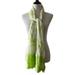J. Crew Accessories | J. Crew Cotton Scarf/ Shawl Green White | Color: Green | Size: Os