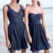 J. Crew Dresses | J. Crew Heidi Chiffon Navy Dress Size 16 | Color: Blue | Size: 16