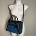 Coach Bags | Coach 59505 Mixed Leather Suede Swagger Carryall Satchel | Color: Black/Blue | Size: Os