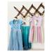 Disney Dresses | Disney Princess 3t Dress Bundle | Color: Blue/Pink | Size: 3tg