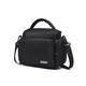 AFGRAPHIC Camera Bag Black Waterproof Shoulder Bag Padded Crossbody Bag for Canon RF-S 10-18mm f/4.5-6.3 is STM Lens with Canon EOS R7, R8 Camera