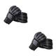 YARNOW 2 Pairs Sports Boxing Gloves Kickboxing Gloves Fingerless Boxing Gear Equipment Training Boxing Gloves Fingerless Mittens Boxing Accessory Portable Polyurethane Ghost