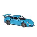 UPIKIT For Porsche 911(997) GT3 RS Sports Car Alloy Metal Model Car Diecast 1:24 scale model (Color : Blue)