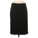 Ann Taylor Casual Midi Skirt Midi: Black Solid Bottoms - Women's Size 8