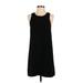 Leith Casual Dress - Shift: Black Solid Dresses - Women's Size Small