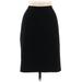 Calvin Klein Casual Skirt: Black Solid Bottoms - Women's Size 8