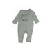 Cat & Jack Long Sleeve Outfit: Gray Solid Bottoms - Size 3-6 Month