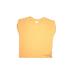 Athleta Active T-Shirt: Yellow Solid Sporting & Activewear - Kids Girl's Size 14