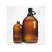 Wheaton Safety-Coated Bottles Amber Narrow Mouth Wheaton 220926 Bottles Only