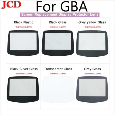 JCD-Lentille d'écran en verre plastique pour Game Boy Advance GBA auto-arina nouvelle collection