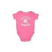 NFL Short Sleeve Onesie: Pink Print Bottoms - Size 18 Month
