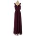 Show Me Your Mumu Casual Dress - Formal Scoop Neck Sleeveless: Burgundy Print Dresses - New - Women's Size Small