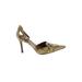 Aldo Heels: Pumps Stilleto Cocktail Party Gold Shoes - Women's Size 7 - Pointed Toe