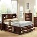 HappySisters Bookcase Bed in Brown | 56 H x 57 W x 86 D in | Wayfair 21590F
