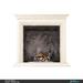 Los Angeles Cast Stone Glasgow Fireplace Mantel Surround, Solid Wood in Brown | 56 H x 57 W x 5 D in | Wayfair LACS-FM-GLASGOW-1